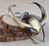 Marvel Loki Helmet Metal Keychain Marvel Loki Helmet Metal Keychain