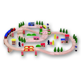Wooden Train Set - 115 pieces Wooden Train Set - 115 pieces