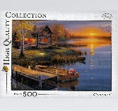 Clementoni Jigsaw Puzzle - Fantasy Collection - Autumn at the Lake - 500 Pieces Clementoni Jigsaw Puzzle - Fantasy Collection - Autumn at the Lake - 500 Pieces
