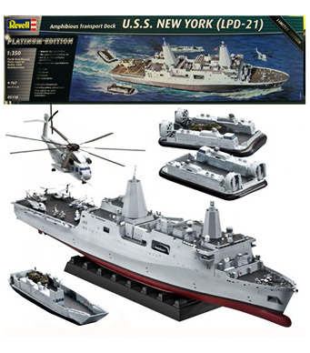 Revell Amphibious Transport Dock U.S.S. New York (LPD-21)