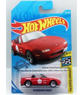 Hot Wheels 91 Mazda MX-5 Miata