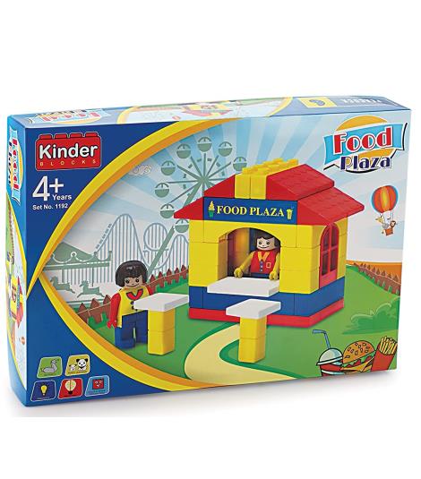 Peacock Kinder Building Blocks Food Plaza