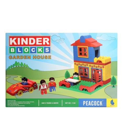 Peacock Kinder Building Blocks Garden House