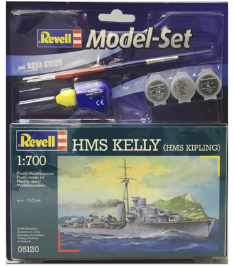 Revell Model Set H.M.S. Kelly (H.M.S. Kipling)